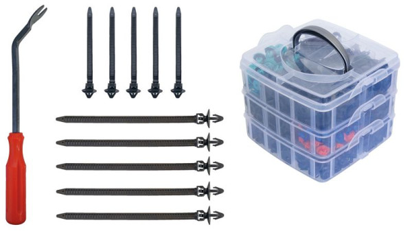 GEDORE R19002676 Befestigungsclip-Set mit Demontagehebel, 676-teilig, 3300220