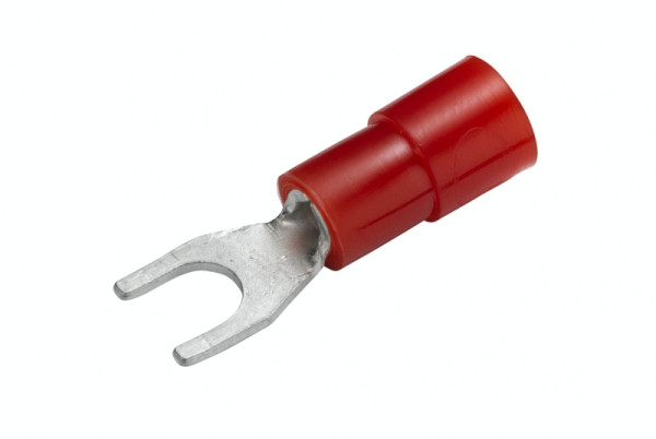 HELLA Leitungsverbinder, rot, von: 0.5mm², bis: 1.5mm², Gabelverbinder, Bohrung-Ø: 3.7mm, 8KW 178 045-002