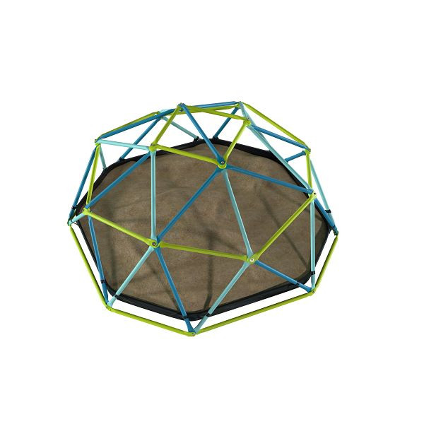 TP Toys Klettergerüst mit Sandkasten Metal Dome Blau, 188x188x78cm, TP550