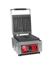 Produktbild von GMG Waffeleisen Classico, 2x (10 x 17 x 1,5cm), 50° bis 300°C, feste Backplatte aus Gusseisen, umlaufende Fettfangrinne, KGW2530E GMG Waffeleisen Classico, 2x (10 x 17 x 1,5cm), 50° bis 300°C, feste Backplatte aus Gusseisen, umlaufende Fettfangrinne, KGW2530E