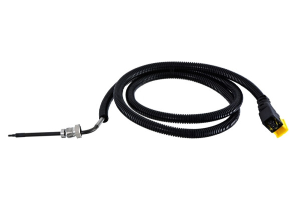 HELLA Sensor, Abgastemperatur - 2-polig - geschraubt - Kabel: 1225mm, 6PT 358 181-991