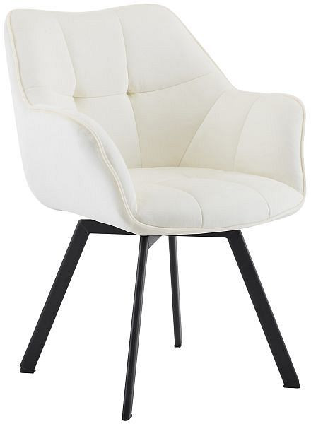 CLP Esszimmerstuhl Jordi Samt, creme, 325738, 4255716348809