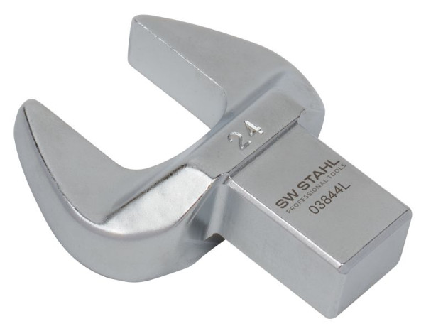 SW-Stahl Einsteck-Maulschlüssel, 24 mm, SW 24 Einsteckvierkant 14 x 18 mm, 03844L