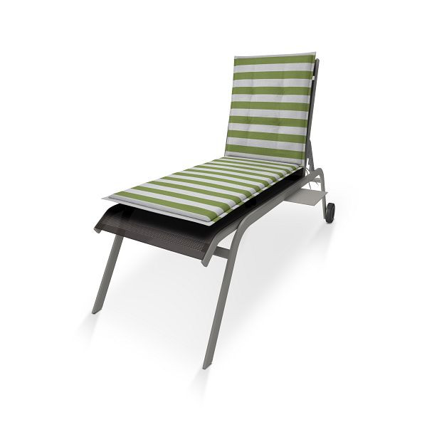doppler Rollliege LIVING ca. 195x60x6 cm, grün, grau Streifen, 5142154913