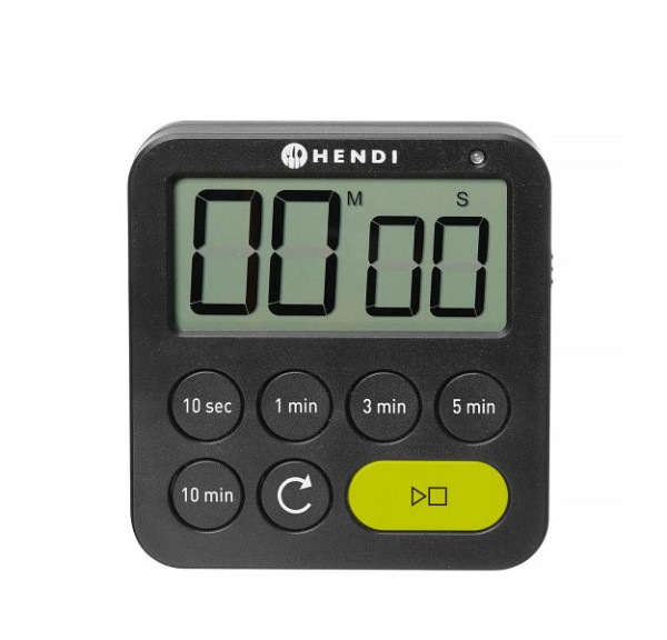 Hendi Timer, Schwarz, 82x20x(H)88mm, 582039, 8711369582039
