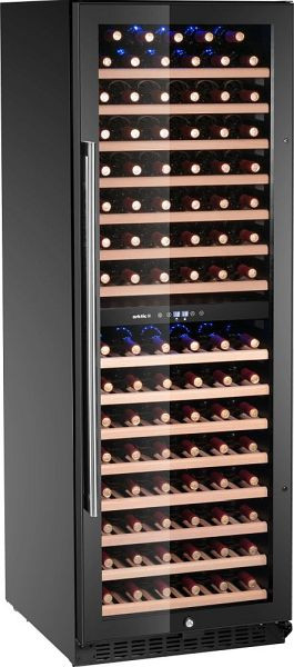 Arktic Weinkühler, 2 Zonen, 131 Flaschen, 418L, Schwarz, 697x595x(H)1756mm, 237137