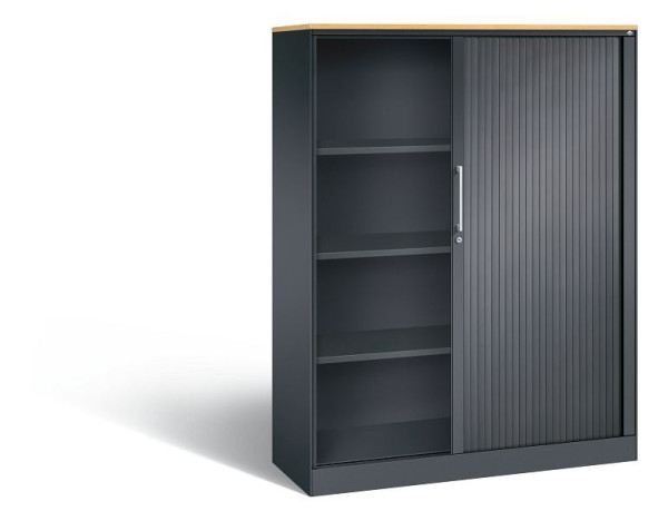 C+P Rollladenschrank Asisto, H1639xB1200xT435mm, Farbe: Schwarzgrau, Bügelgriff, 4 OH, 143011-000 S10048