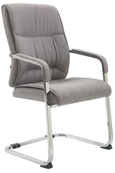 CLP XL Besucherstuhl Anubis Stoff, grau, 152013708
