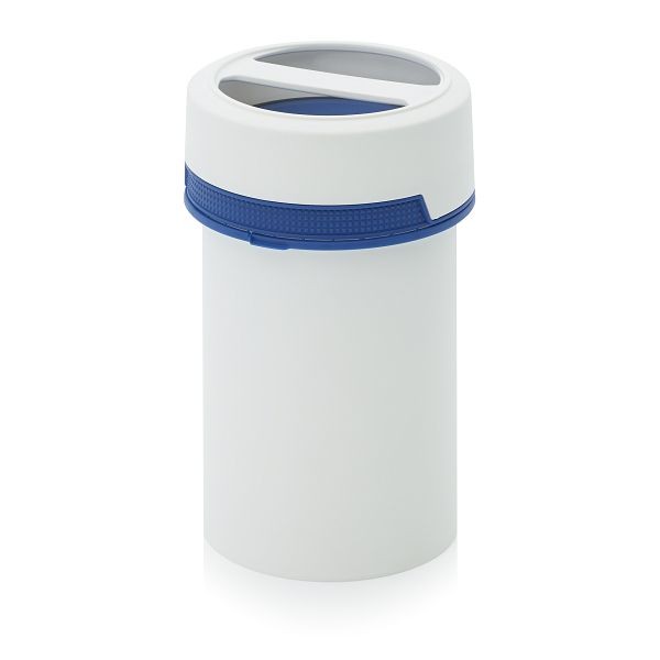 Auer Schraubdosen mit Komfortgriff, 1 Liter, Dose weiß, Deckel blau, ohne Innendeckel, SC AG 1.0-99 F4