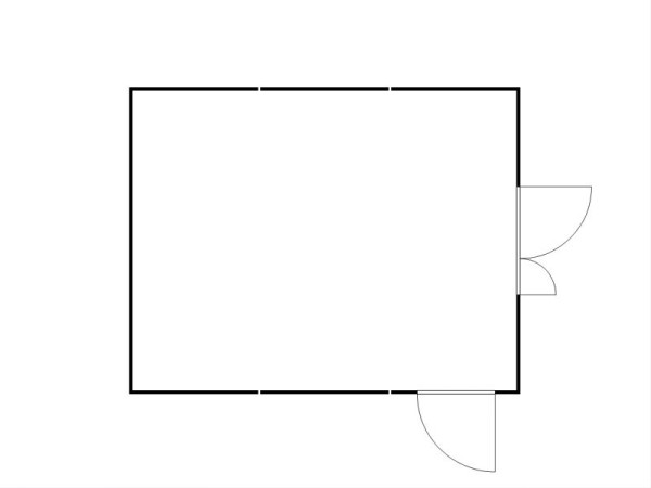 FLADAFI Materialcontainer-Kombination, IC Pro 1560, isoliert, isolierter Boden, Doppelflügeltür asymmetrisch auf der 5m Seite und Einflügeltür, F2223510710