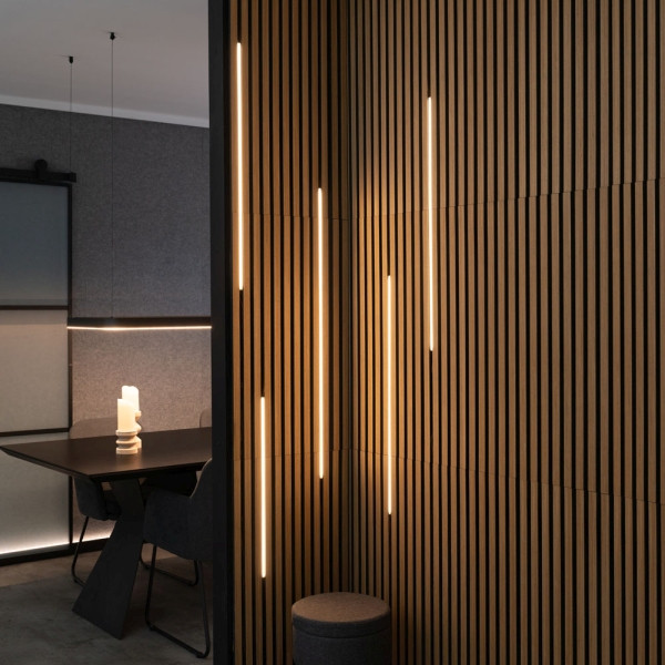 HOME DELUXE LED Lichtleiste für Akustikpaneel NOX Starterset XL, 60348