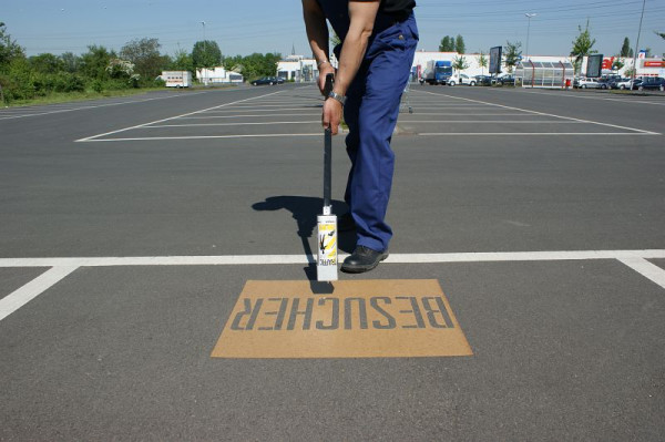 Ampere Schablonen KIT Handicap 50 x 60 cm, 1 Set a 12 Schablonen, 630241012