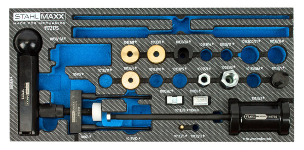 Stahlmaxx Einspritzdüsen FSI und Pumpe Düse Abzieher für VAG wie T10055 T10133, XXL-117215