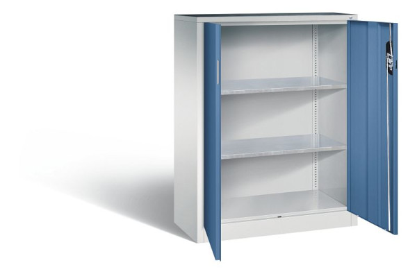 C+P Werkzeugschrank Acurado, H1200xB930xT400mm, Farbe: Lichtgrau / Fernblau, Muldengriff, 8520-000 S10110
