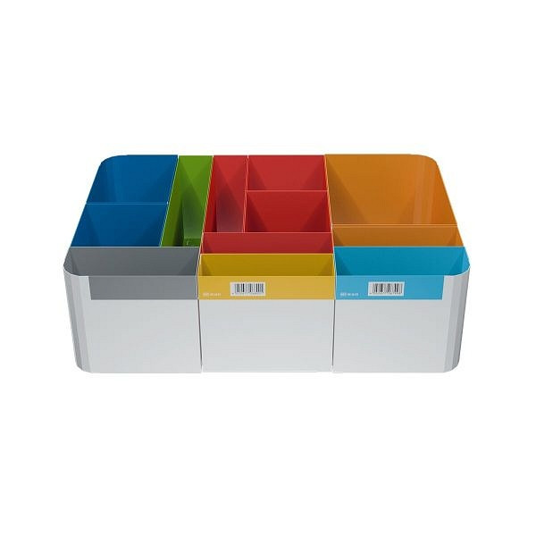 WERO Inneneinteilung Erste-Hilfe-Koffer Smart Case - groß, Maximum, 7-farbig, 12 Fächer, 206551