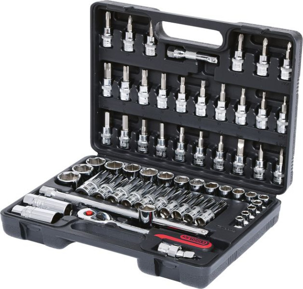 KS Tools 3/8" CHROMEplus Steckschlüssel-Satz, 61-teilig, 918.0661
