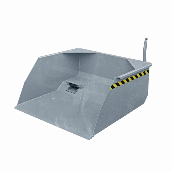 Eichinger Industrie Schaufel mit Staplergabel-Durchschub, 2000 kg, 400 Liter feuerverzinkt, 20630700002000