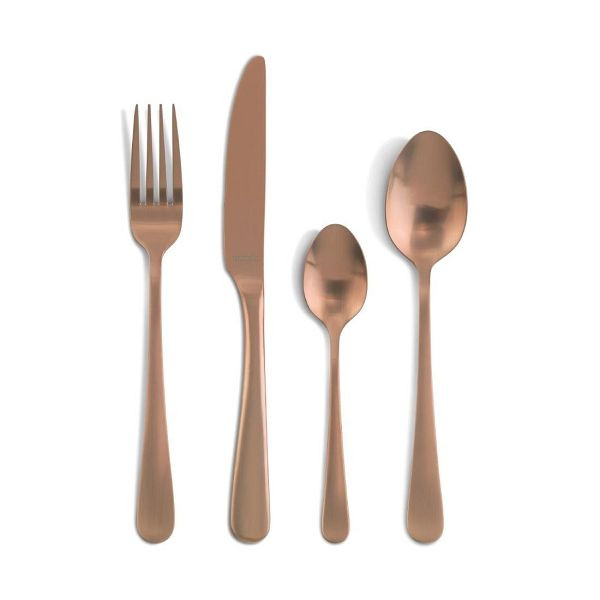 Amefa Blush Medium Teelöffel Kupfer (12er Pack), 18/0 Edelstahl sorgt für hervorragende Haltbarkeit, DX633