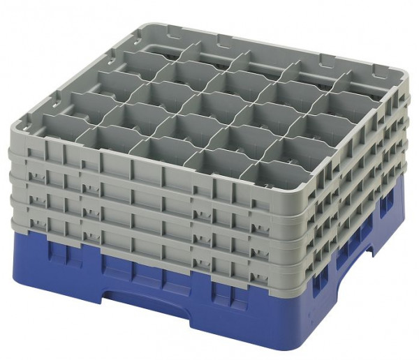 Cambro Spülkorb mit 25 Fächer Camrack® 23,8 cm Marineblau, 25S900186