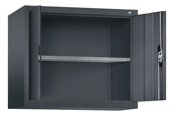 C+P Aufsatzschrank Acurado, H790xB930xT400mm, Farbe: Schwarzgrau, Muldengriff, 9265-009 S10071