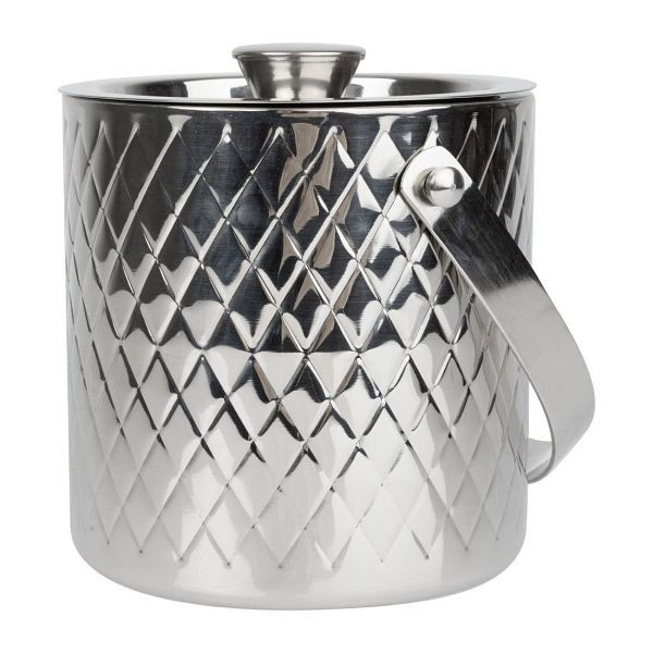 Olympia Geo doppelwandiger Eiskübel Edelstahl - 2Ltr, HY134