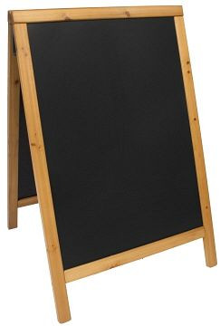 Contacto Doppeltafel 85x55cm, teak, 7695/083