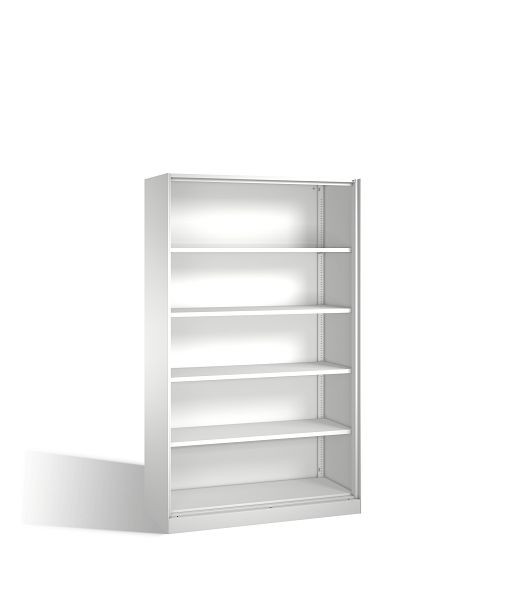 C+P Büroregal Asisto, H1980xB1200xT435mm, Farbe: Lichtgrau, 5 OH, 140001-000 S10002