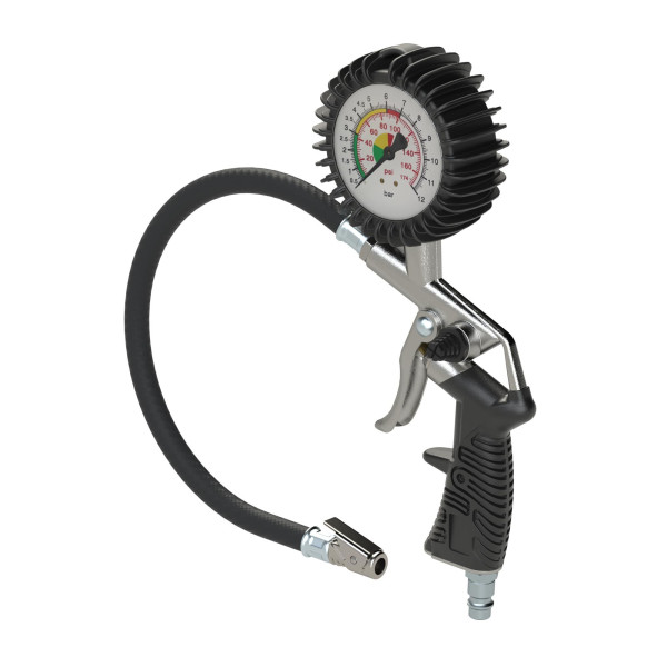 Riegler Standard-Handreifenfüllmesser MS, starr, Mano Ø 63 mm, ungeeicht, 0-12 bar, 118500