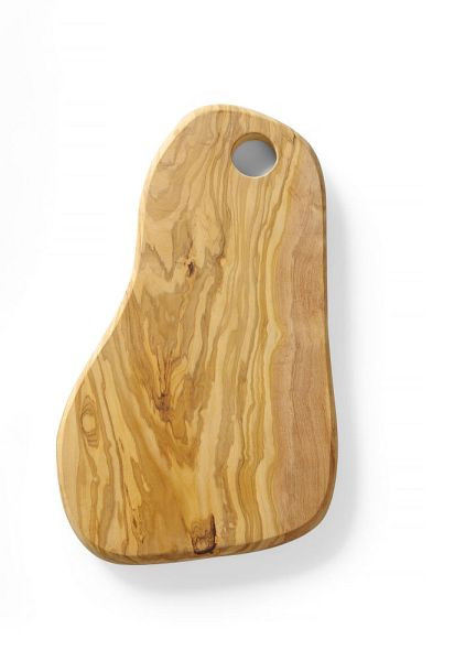 Hendi Schneidebrett mit Loch Olivenholz 350x210x18 mm, 505236