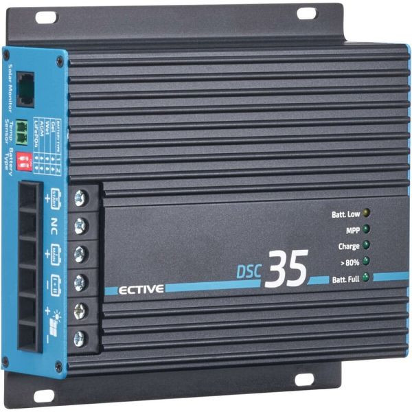 ECTIVE DSC 35 MPPT Dual Solar-Laderegler für zwei 12V Batterien 500Wp 50V 35A, TN5284