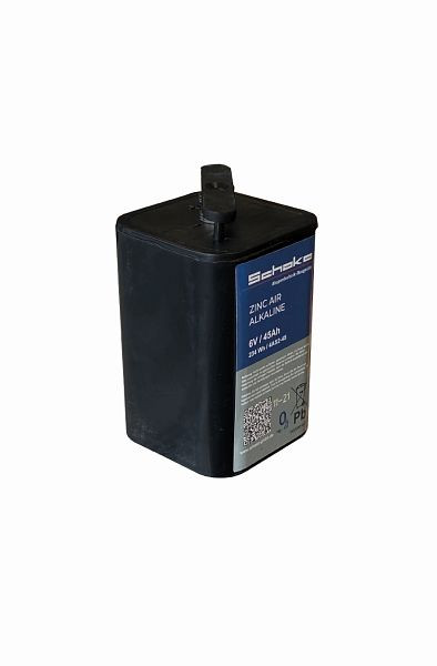 Schake Blockbatterie 6V/50 AH 4AS2 / 50 Zink Batterie Dauerlicht: bis ca. 1960 Std. Blinklicht: bis ca. 12950 Stunden, 3B50