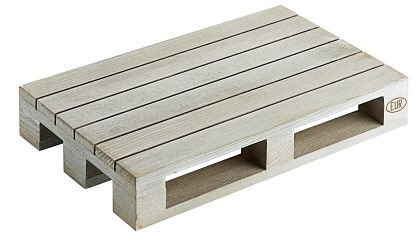 Contacto Holzpalette 20 x 13 cm, grau, 3898/201