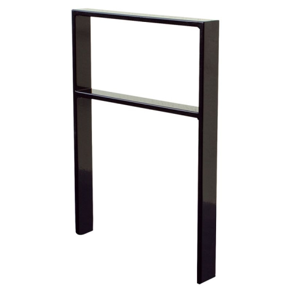 Stein HGS Anlehnbügel/Absperrbügel -Apelland- mit Querholm, 450mm /ohne Farbe, Bügel: 50 x 12 mm, 451.045