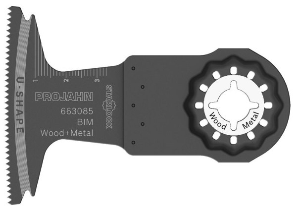 Projahn Tauchsägeblatt für Holz und Metal, BIM, Starlock, 65mm x 40mm, 20 VE, 6630820