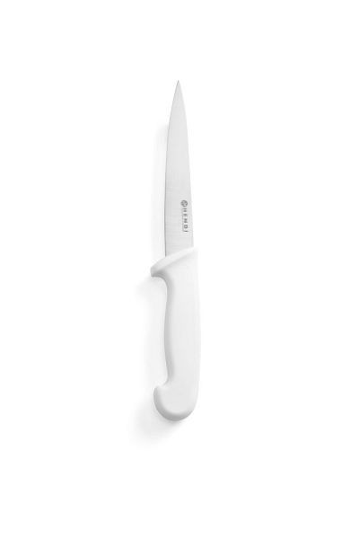 Hendi Filetiermesser, LxBxH: 300x25x40 mm, Weiß, für Käse und Brot, 842553