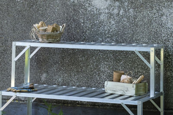 Halls Top regal für Standalone-Tisch Alu - 121 x 26 cm, 70137