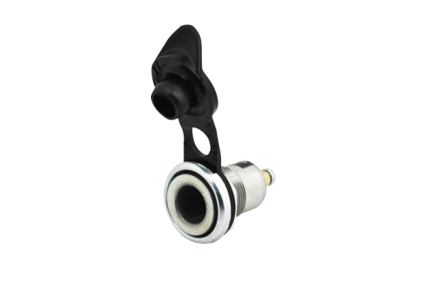 HELLA Steckdose, 1-polig, Schraubanschluss, Stecker: Schraubkontakt, Länge: 46mm, Aluminium, DIN/ISO: 4165, 8JB 001 946-021