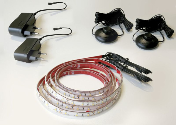 Kerkmann Beleuchtungsset 3200, 5 m lnag (2x2,5m), 5 m Zuleitung, 22340300