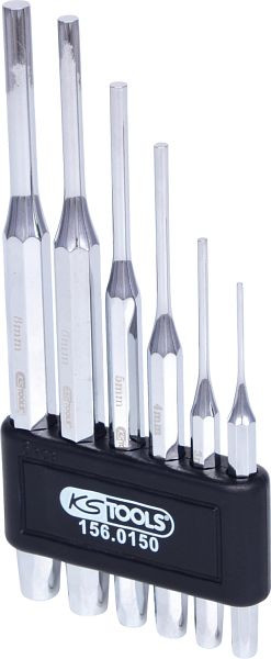 KS Tools Splintentreibersatz, hochglanz verchromt, 6-teilig, 156.0150