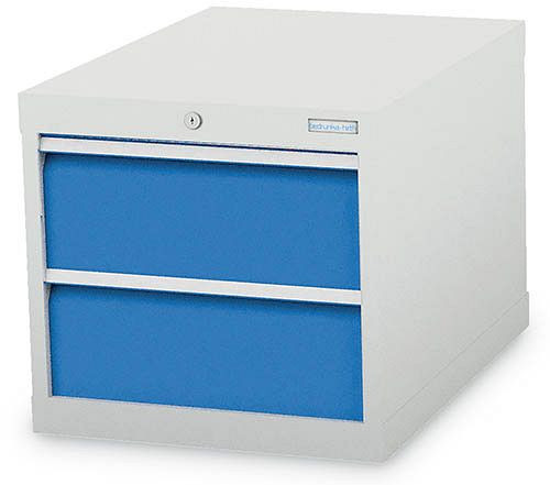 Bedrunka+Hirth Schubladenschrank, R 18-24, Schubladenanzahl: 2, Maße in mm (BxTxH): 555 x 736 x 519, 550/0002V10