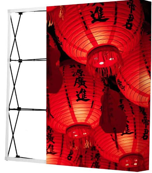 Showdown Displays Pop-Up Textil 2x3 Straight Druck, PUF23S-G