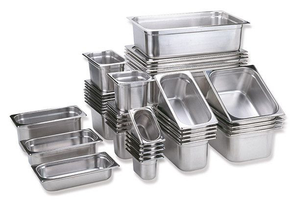 APS GN 1/6 Behälter, 17,6 x 16,2 cm, Tiefe: 150 mm, Edelstahl, 2,4 Liter, 81606