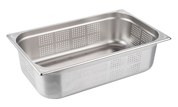 APS GN 1/1 Behälter, perforiert, 53 x 32,5 cm, Tiefe: 150 mm, Edelstahl, 21 Liter, 81909