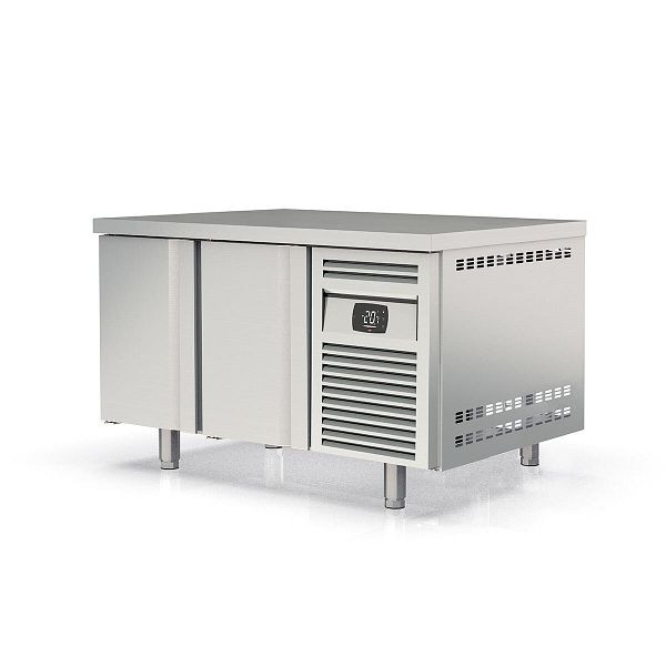 Vaiotec TOPLINE Bäckerei Tiefkühltisch / 2-fach EN 60x40 mit 2 Türen, 1495 x 800 mm, 11780