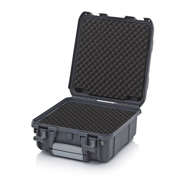 Auer Schutzkoffer Pro Trolley, Anthrazitgrau, ohne Schloss, Noppenschaumpolster, CP 4422 B4-7016