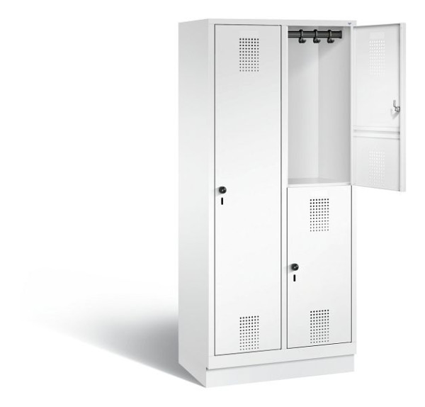 C+P Kombi-Spind Evolo, H1800xB810xT500mm, Farbe: Verkehrsweiß, 48620-22 S10041