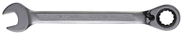 SW-Stahl Gabelringratschenschlüssel, 14 mm, umschaltbar, 03520L-14