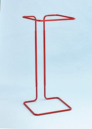 DENIOS Abfallsackhalter 400 Liter, Standgerät, rot, 265640