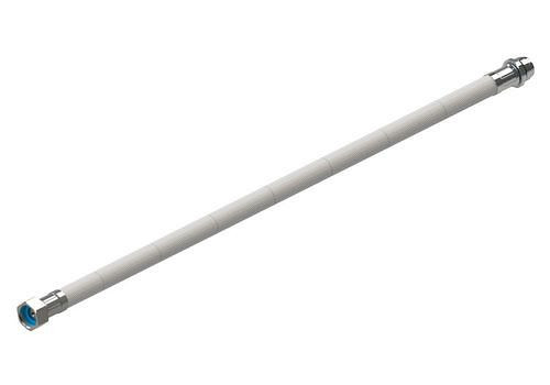 B-SAFETY Schlauch für Körperdusche, Länge 700 mm, Zugang Überwurfmutter G3/4" gerade mit Flachdichtung, 306275