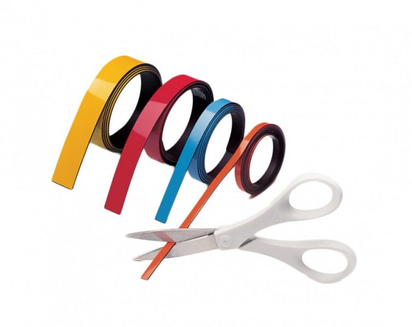 Ultradex Magnetisches Band, 19 mm hoch, Stärke 1 mm, weiß, 838408